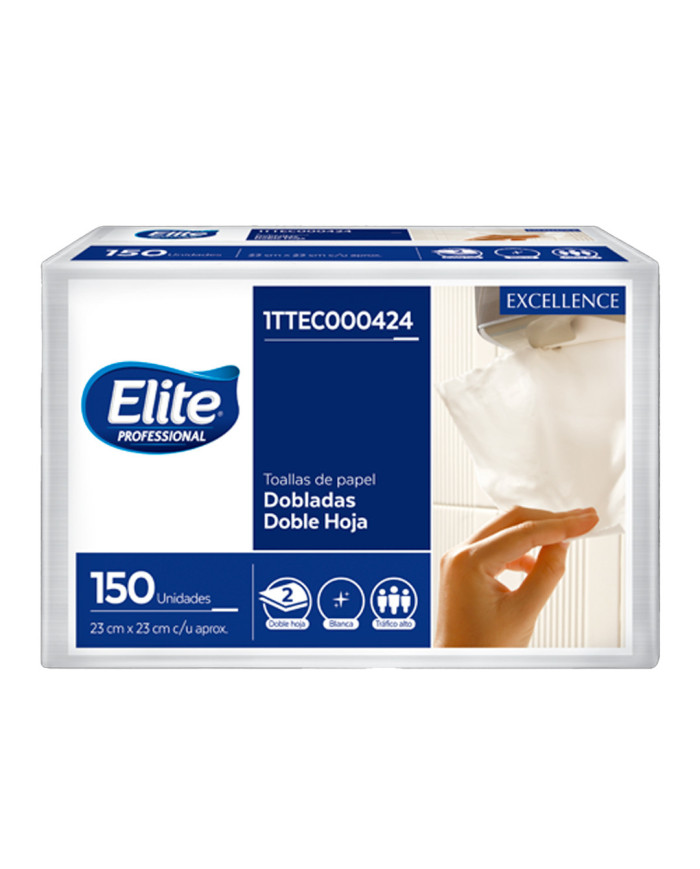 Toallas de papel paquete x 150 u. Elite